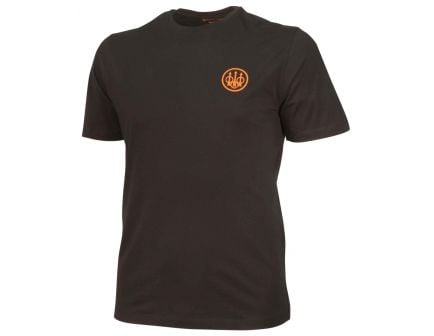 Beretta Medium Cotton Short Sleeve T-Shirt, Beretta Logo, Black - TS621T14160999M