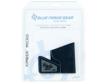 Blue Force Gear ULTRAcomp Right Hand Kimber Micro .380 Inside-The-Pocket Holster, Black - MHOLSTERMICRO01B