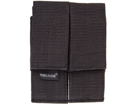 Bulldog Cases Double Magazine Holder, Black - WMAGL