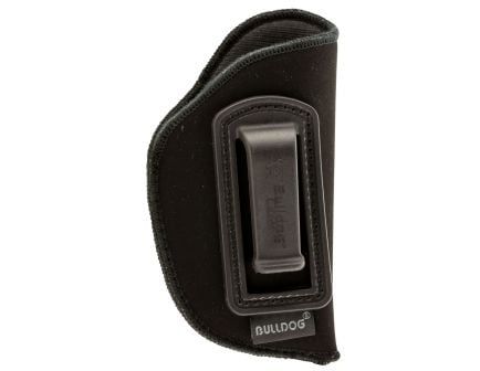 Bulldog Cases Deluxe Right Hand Ruger LCP Mini Inside-The-Pant/Waistband Holster w/ Polymer Clip, Black - DIP-1