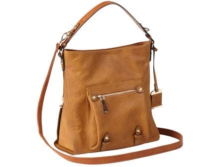 Bulldog Cases Hobo Purse w/ Holster, Cognac (Brown) - BDP-054