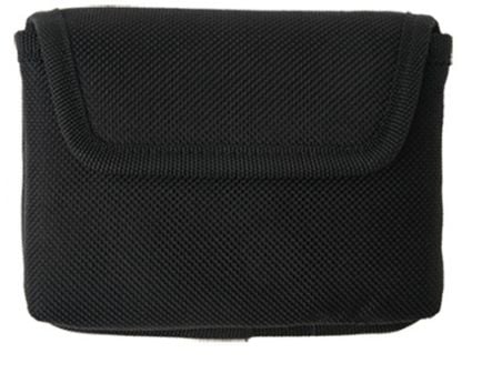 Bulldog Cases Ambidextrous Hand Mini .380 Autos Horizontal Concealed Carry Outside-The-Waistband Cell Phone Holster, Smooth Black Nylon - BD841