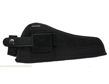 Bulldog Cases Extreme Size 34 Ambidextrous Hand 4" to 5" Ruger Mark Style Outside-The-Waistband Holster w/ Clam Shell Packaging, Textured Black - FSN-34