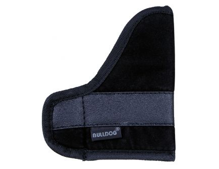 Bulldog Cases Small Ambidextrous Hand .22 and .25 Small Frame Inside-The-Pant Holster w/ Clip, Smooth Black - BD-IPS