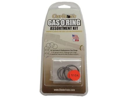 Carlson's Choke Tubes Gas O-Ring Assortment Kit, Black/Silver - 00066