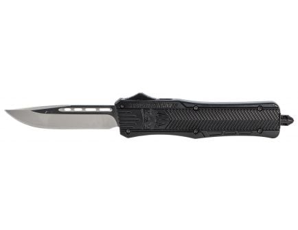 CobraTec Medium CTK-1 3" Drop Point OTF Knife, Black - MBCTK1MDNS