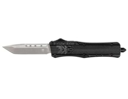 CobraTec Knives Medium CTK-1 Tanto OTF Knife, 3", Black - MBSTK1MTNS