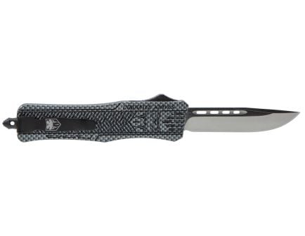 CobraTec Medium CTK-1 3" Drop Point OTF Knife, Carbon Fiber - MCFCTK1MDNS