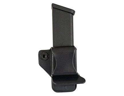 Comp-Tac Victory Gear Left Side Carry Outside the Waistband Single Magazine Pouch for Glock 43 9mm Pistol, Black - 10621-C62143000LBKN