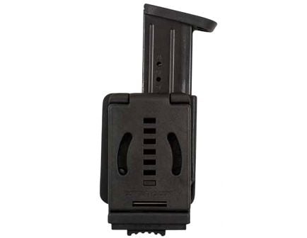 Comp-Tac Victory Gear PLM Left Side Carry Outside the Waistband Single Magazine Pouch for Beretta 92, 96 9mm/.40 S&W Handgun, Black - 10621-C62111000LBKN