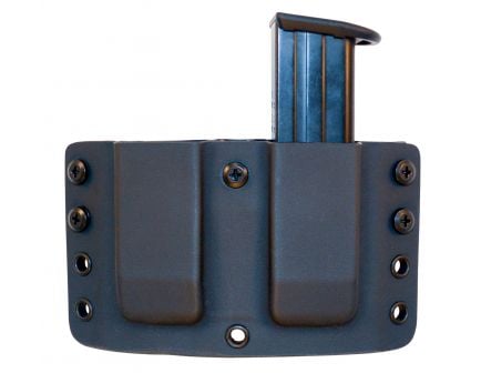 Comp-Tac Victory Gear Twin Warrior Inside/Outside the Waistband Dual Magazine Pouch for Beretta 92, 96 9mm/.40 S&W Handgun, Black - 10709-C70911000NBKN