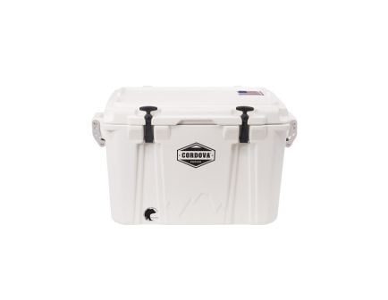 Cordova Coolers Medium Cooler, 48 qt, White - CCMWW-50