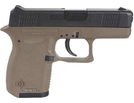 Diamondback Firearms DB380 Micro-Compact .380 ACP Pistol, FDE - DB380FDE