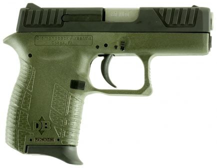 Diamondback Firearms DB380 Micro-Compact .380 ACP Pistol, Olive Drab Green - DB380ODG