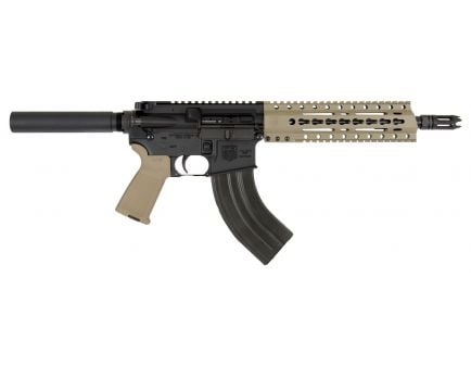Diamondback Firearms DB15 7.62x39mm Semi-Automatic AR Pistol, 10", Cerakote FDE - DB15P47FDE10
