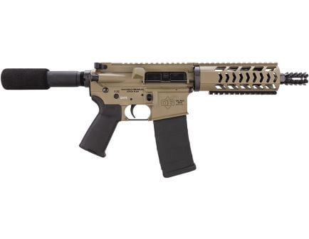 Diamondback Firearms DB15 .223 Rem/5.56 Semi-Automatic AR Pistol, 10", Cerakote FDE - DB15PFDE10
