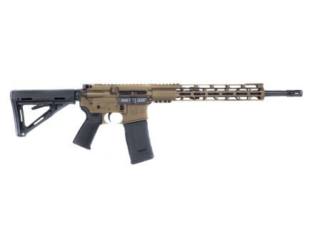 Diamondback Firearms DB15 300 BO M-LOK .300 Blackout Semi-Automatic AR-15 Rifle, Burnt Bronze Cerakote - DB15CCML300BB