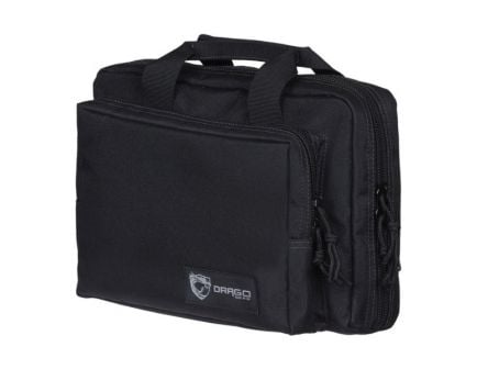 Drago Gear Water-Resistant Double Pistol Case, Black - 12-315BL