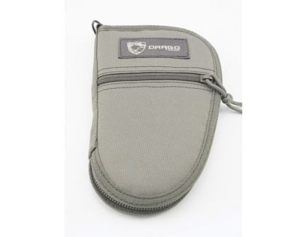Drago Gear Water-Resistant Single Pistol Case, 8.5", Seal Gray - 12-310GY