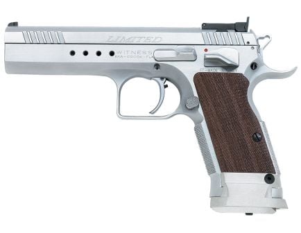 EAA Corp Tanfoglio Witness Elite Limited .45 ACP Pistol, Chrome - 600340