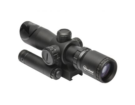 Firefield 1.5-5x32mm Illuminated Mil-Dot (SPF) Barrage Rifle Scope w/ Green Laser - FF13063