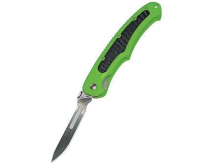 Havalon Piranta Bolt Field Knife, 2.75", Shock-Green - XTC-60ABOLT-GX