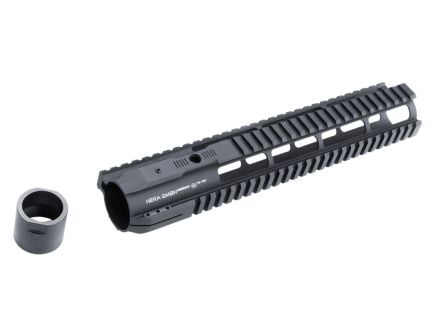 Hera USA IRS 12" AR-10 Quad Rail Free Float Handguard, Black - 110523