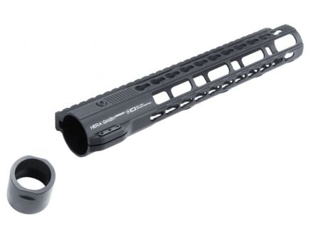 Hera USA IRS Keymod 12" AR-10 Quad Rail Free Float Handguard, Black - 110526