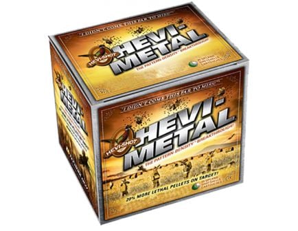 Hevi-Shot Hevi-Metal Pheasant 2.75" 12 Gauge Ammo 4, 250 Rounds - 31234