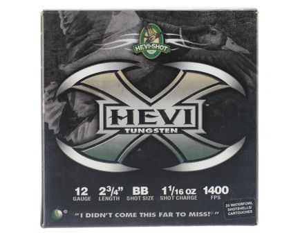 Hevi-Shot Hevi-X 2.75" 12 Gauge Ammo BB, 25/box - 50278