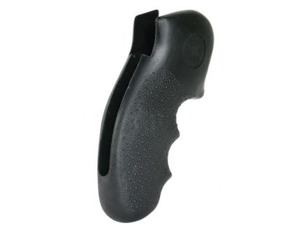 Hogue Nylon Monogrip w/ Finger Grooves for S&W K/L Frame Round Butt Revolver, Black - 19100