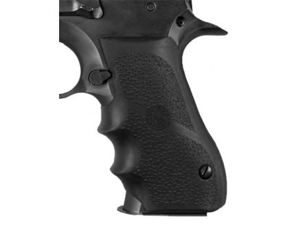 Hogue Grip w/ Finger Grooves for Magnum Research Baby Eagle 40/9mmPistols, Black - 76000