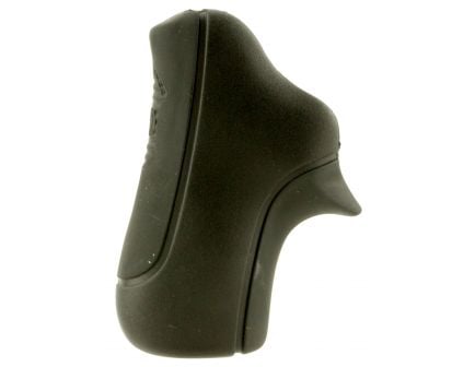 Hogue Bantam Boot Tamer Cushion Pistol Grip w/o Finger Grooves for Ruger LCR, LCRx Pistols, Black - 78050