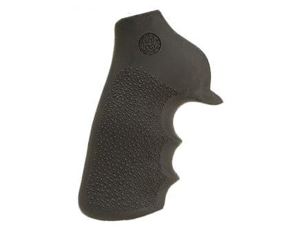 Hogue Tamer Grip w/ Finger Grooves for Ruger GP100/Super Redhawk Revolvers, Black - 80020