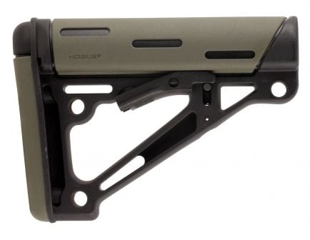 Hogue OverMolded Reinforced Polymer Collapsible Buttstock, Olive Drab Green - 15250