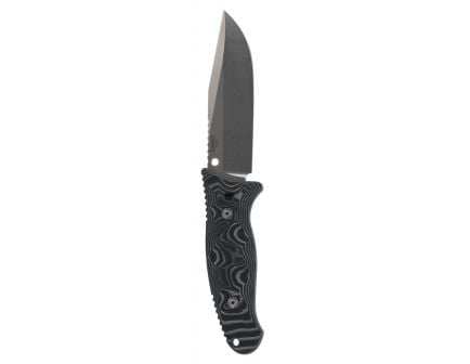 Hogue EX-F02 Clip Point Fixed Blade Knife, 4.5", Black - 35279