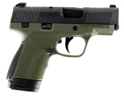 Honor Defence Honor Guard Sub-Compact 9mm Pistol, Olive Drab Green - HG9SCOD
