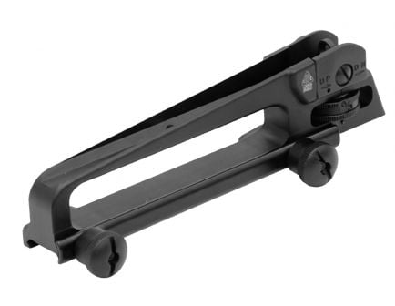 Leapers UTG 1-Piece AR-15 Carry Handle Sight, Matte Black - TLURS001
