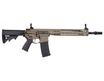 LWRC International Individual Carbine SPR .223 Rem/5.56 Semi-Automatic AR-15 Rifle, Patriot Brown - ICR5PBC14PSP