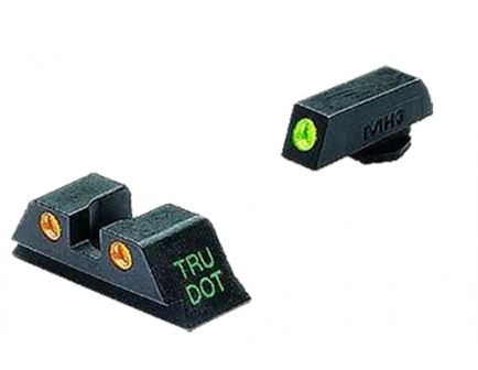 Meprolight Tru-Dot Front/Rear Night Sight Set for Glock 41 Pistol, Green Orange - ML10222O