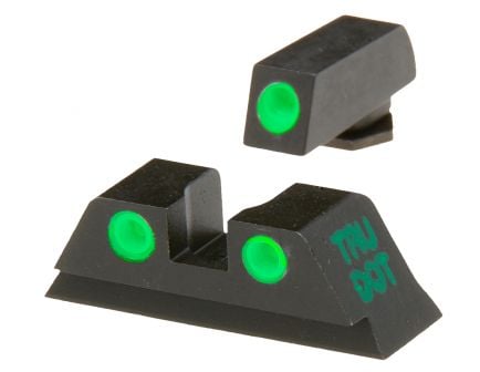 Meprolight Tru-Dot Front/Rear Night Sight Set for Glock 42 Pistols, Green - ML10220