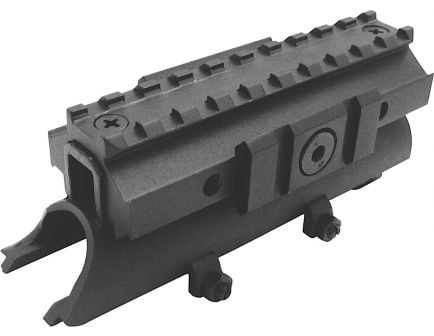NcStar SKS 4.8" Steel Tri-Rail Receiver Cover, Black - MTSKS