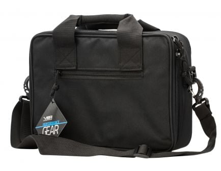 NcStar VISM Double Pistol Range Bag, Black - CPDX2971B