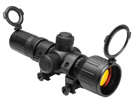 NcStar Compact Tactical 3-9x42mm Illuminated P4 Sniper Rifle Scope - SEECR3942R