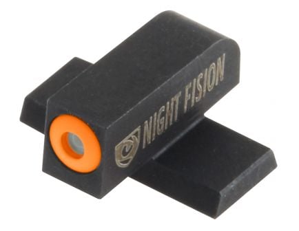 Night Fision Night Sight Set for SIG Sauer .40 S&W, .45 ACP P-Series Pistols, Green with Orange Square Front, Green with White Square Rear - SIG-176-003-OGWG