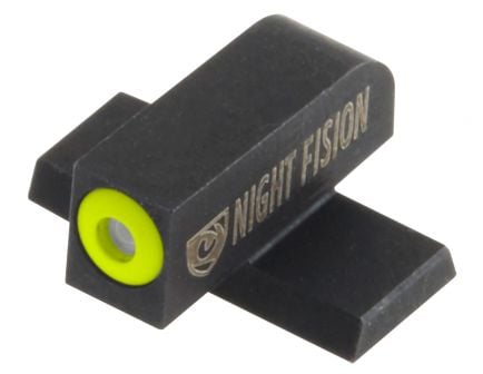 Night Fision Night Sight Set for SIG Sauer .40 S&W, .45 ACP P-Series Pistols, Green with Yellow Square Front, Green with Black Square Rear - SIG-176-003-YGZG