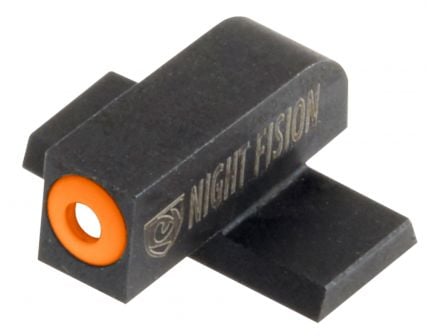 Night Fision Night Sight Set for SIG Sauer 9mm, 357 P-Series Pistols, Green with Orange Square Front, Green with White U-Notch Rear - SIG-177-007-OGWG