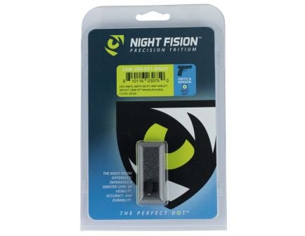 Night Fision Perfect Dot Front Night Sight for Smith & Wesson M&P and SD9 VE Pistols, Green with White Outline - SAW-200-001-WGXX