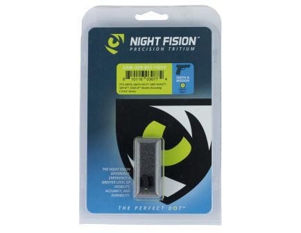 Night Fision Perfect Dot Front Night Sight for Smith & Wesson M&P and SD9 VE Pistols, Green with Yellow Outline - SAW-200-001-YGXX