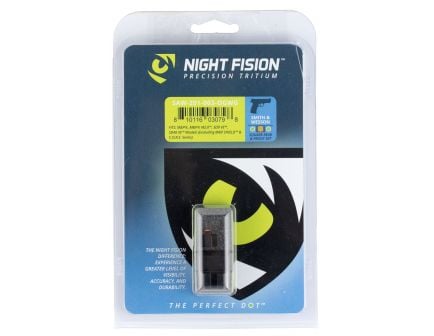 Night Fision Night Sight Set for Smith & Wesson M&P M2.0, SD9 VE Pistols, Green with Orange Square Front, Green with White Square Rear - SAW-201-003-OGWG